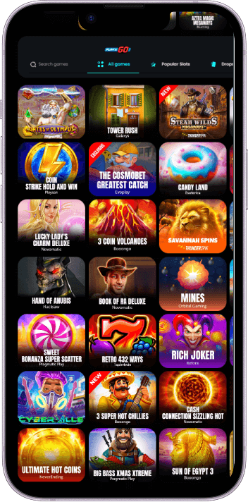 Cosmobet Casino game selection and lobby overview