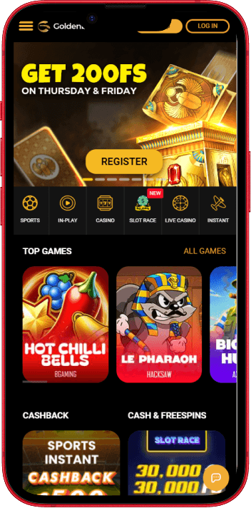 GoldenBet Casino mobile casino experience on smartphone
