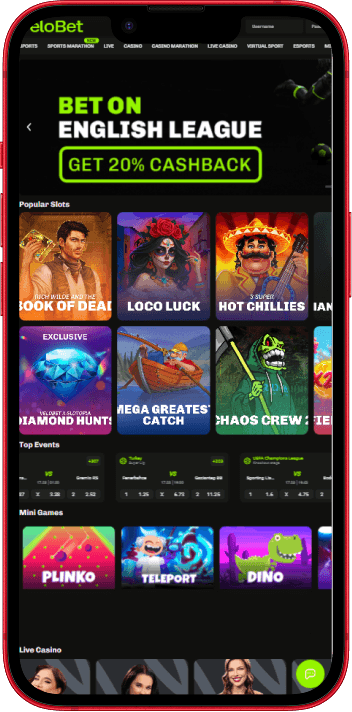 Velobet Casino mobile casino experience on smartphone